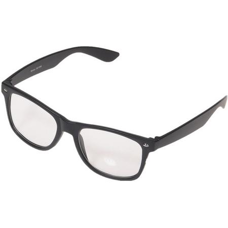 Bril zonder sterkte | zwart | artsen | brillen | volwassenen | dames | heren | nerd | hipster |